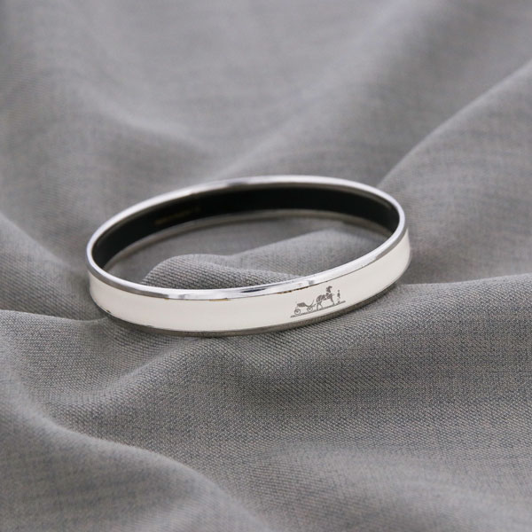 HERMES ヴィンテージ エルメス エマイユPM バングル 中古