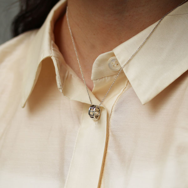 Tiffany&Co. ティファニー オープンアトラス ネックレス 中古 レディース