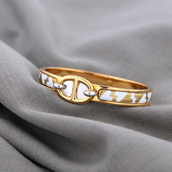 HERMES エルメス ミニクリック シェーヌダンクル バングル 中古