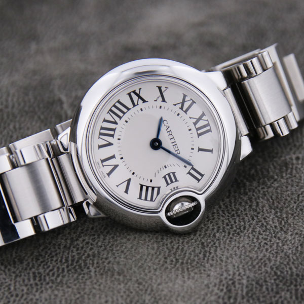 CARTIER ヴィンテージ カルティエ バロンブルー SM W69010Z4 クォーツ 中古 2000年代