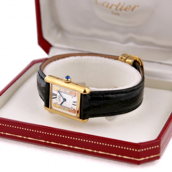 CARTIER ヴィンテージ カルティエ マストタンクSM 5057001 中古 レディース クォーツ 1990年代