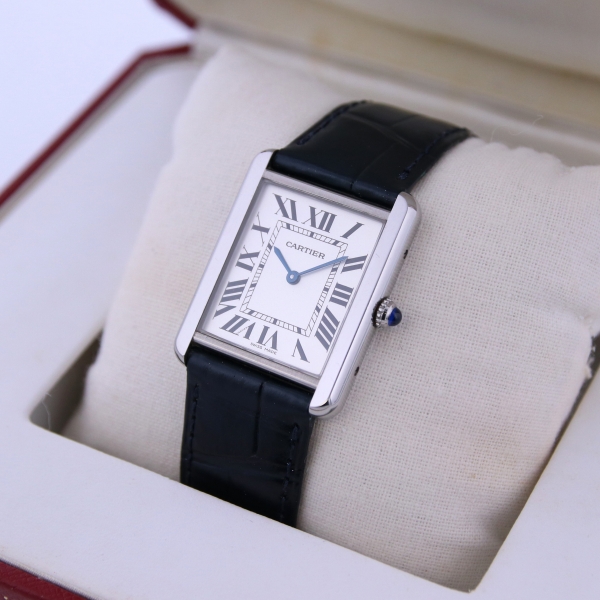 CARTIER ヴィンテージ カルティエ タンクソロLM W1018355 クォーツ 中古 2000年代