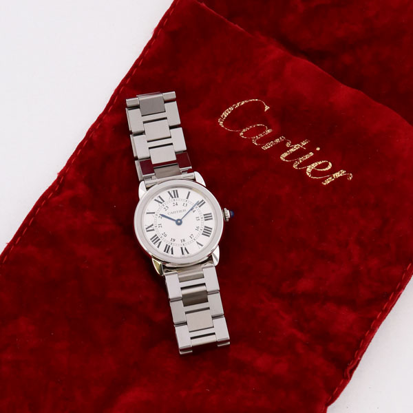 CARTIER ヴィンテージ カルティエ ロンドソロSM クォーツ 中古 2000年代