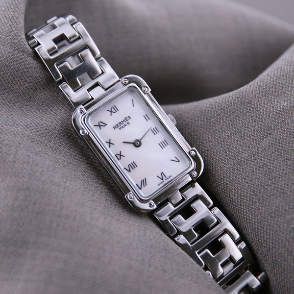 HERMES - 仕上済 - ヴィンテージ エルメス クロアジュール CR2.210 クォーツ 中古 レディース 2000年代