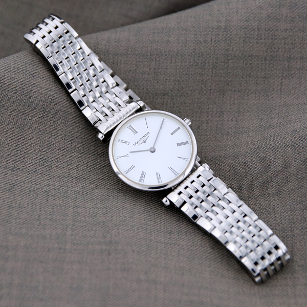LONGINES ヴィンテージ ロンジン ラ・グラン・クラシック L4.209.4.116 ホワイトダイヤル クォーツ 中古 2000年代