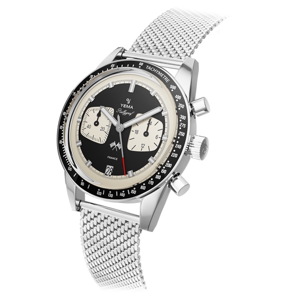 Diawash&ノエマ YEMA ラリーグラフクォーツリバースパンダ YMHF1580-AM クォーツ