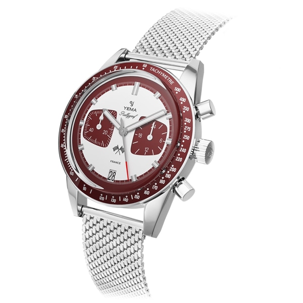 YEMA ラリーグラフクォーツレッド YMHF1580-LM クォーツ メンズ