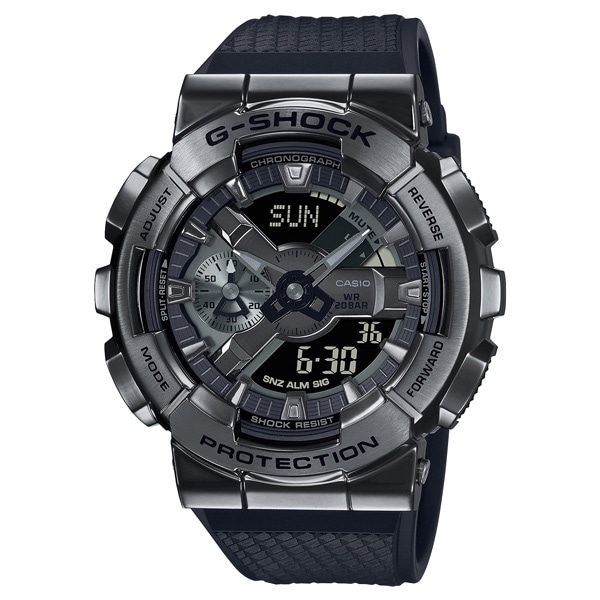 G-SHOCK Metal Covered GM-110BB-1AJF アナデジ クォーツ メンズ