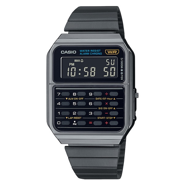 CASIO カシオ クラシック CA-500WEGG-1BJF クォーツ カリキュレーター ガンメタリック