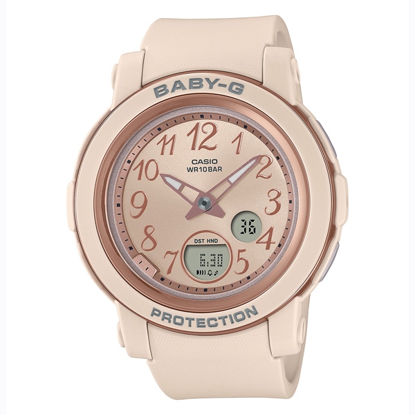 BABY-G BGA-290SA-4AJF クォーツ レディース ピンクベージュ