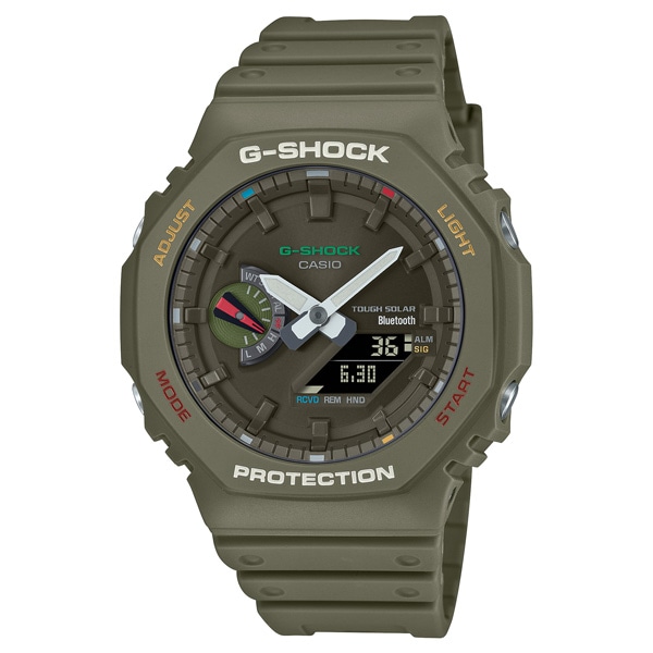 G-SHOCK MULTICOLOR ACCENTシリーズ GA-B2100FC-3AJF Bluetooth搭載 ソーラー メンズ