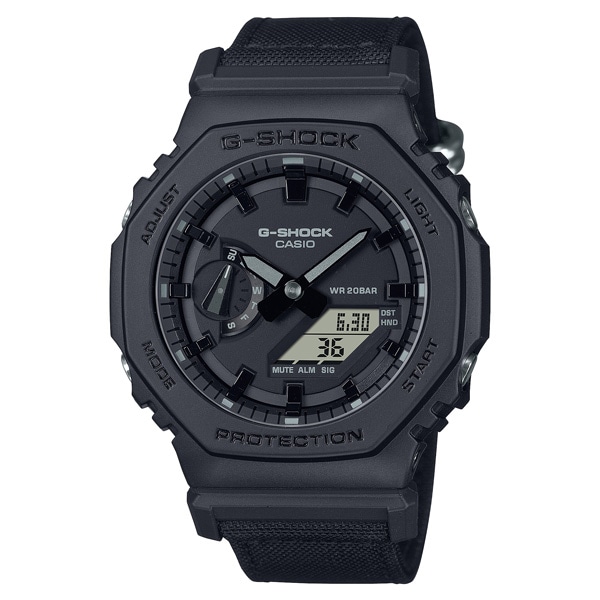 G-SHOCK Utility black シリーズ GA-2100BCE-1AJF CORDURA Eco Fabricバンド クォーツ