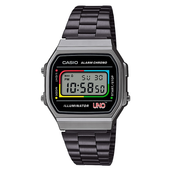 新品未使用品　CASIO A168WEUC-1AJR UNOコラボモデル CASIO カシオクラシック UNO コラボレーションモデル A168WEUC-1AJR