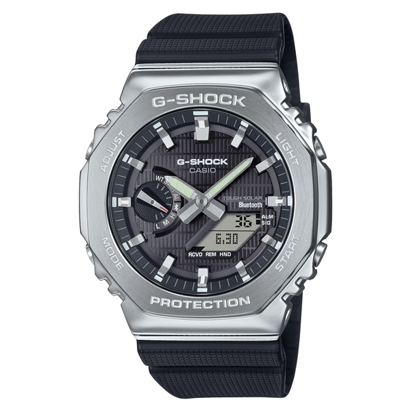 G-SHOCK オクタゴン GBM-2100-1AJF アナデジ ソーラー Bluetooth メンズ