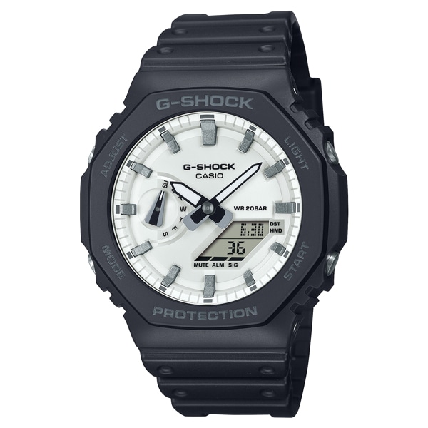 G-SHOCK Black and brilliant white series GA-2100WD-1AJF クォーツ