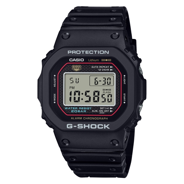 G-SHOCK 初代G-SHOCK復刻モデル DW-5000R-1AJF クォーツ メンズ