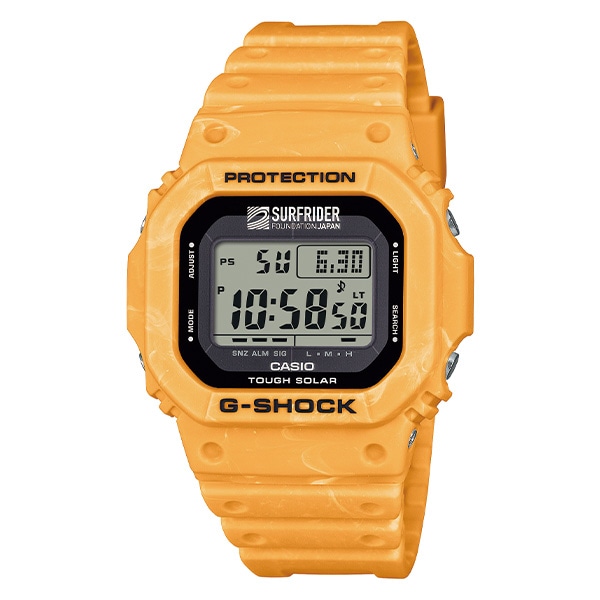 G-SHOCK SURFRIDER FOUNDATION JAPAN コラボレーションモデル G-5600SFJ-9JR ソーラー メンズ