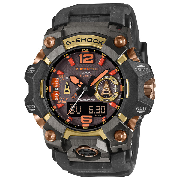 G-SHOCK MASTER OF G MUDMASTER “Magma Gold” マッドマスター GWG-B1000MG-1A9JR 防塵・防泥 電波ソーラー メンズ