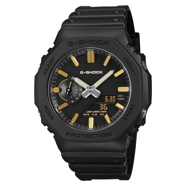 G-SHOCK オクタゴン LUXE BLACK GA-2100LXB-1A9JF クォーツ メンズ