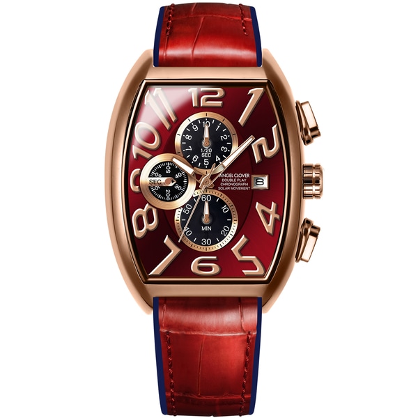 ANGEL CLOVER エンジェルクローバー DOUBLE PLAY SOLAR ダブルプレイ ソーラー DPS38PRE-RE メンズ