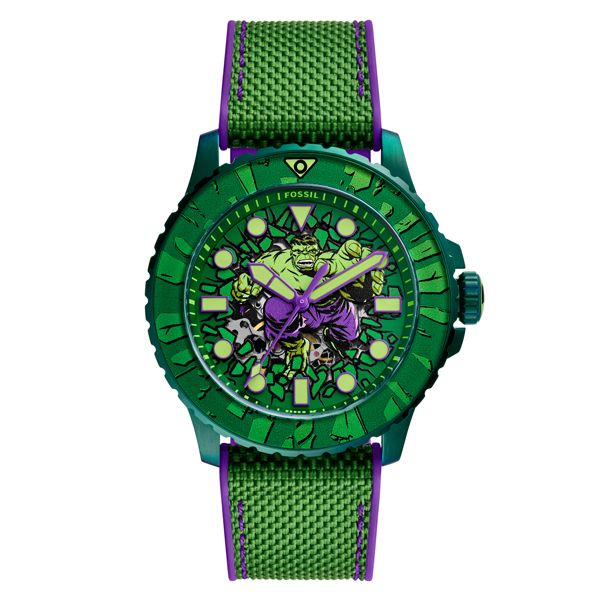 Fossil フォッシル Marvel Hulk マーベル ハルク コラボレーション