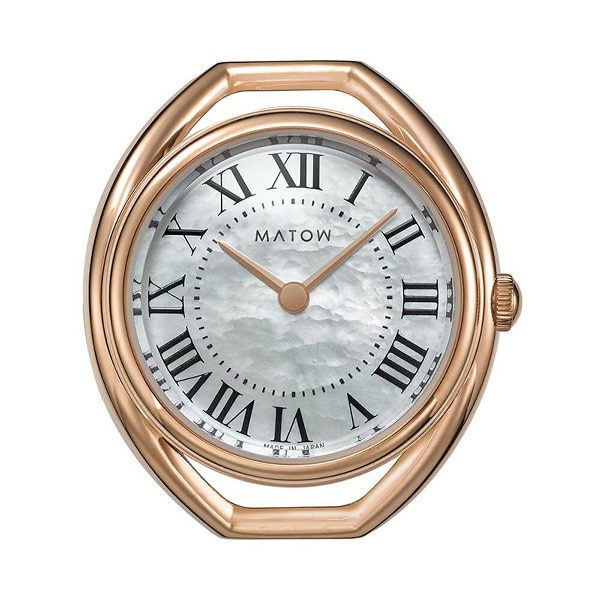 MATOW Shiki ラウンド / ローズゴールド 白亜 mw001006 ソーラー レディース