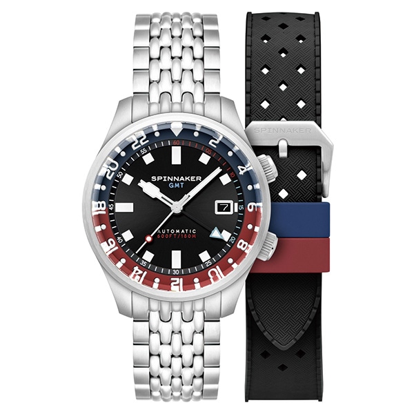 SPINNAKER スピニカー BRADNER GMT AUTOMATIC ブラッドナージーエムティーオートマティック SP-5121-55 自動巻 メンズ