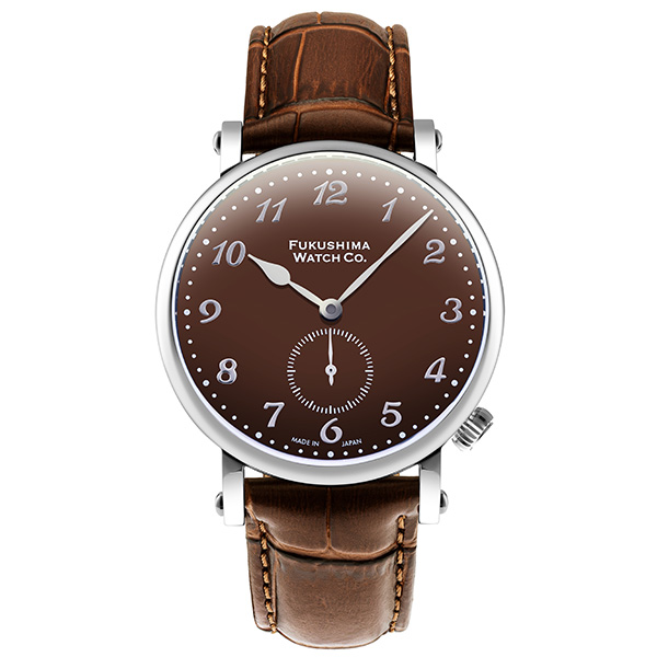 FUKUSHIMA WATCH Co. フクシマウォッチ Odaka / Chestnut brown オダカ ブラウン F001.01.04 自動巻 ユニセックス