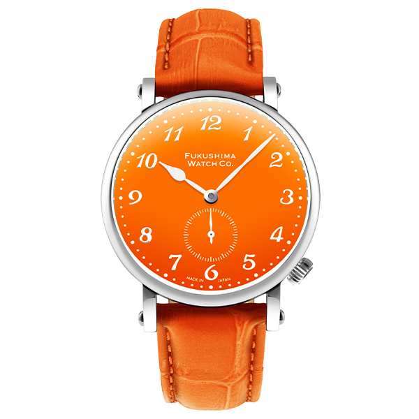 FUKUSHIMA WATCH Co. フクシマウォッチ Odaka / Persimmon orange オダカ オレンジ F001.01.07 自動巻 ユニセックス