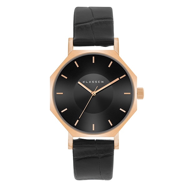 KLASSE14 Volare OKTO Dark Rose With Black Strap 36mm WOK24RG101W クォーツ レディース