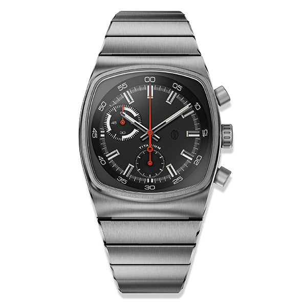 Brew Watch Co. Metric - Titanium 36mm×41.5mm MTRC-TITAN メカクォーツ メンズ