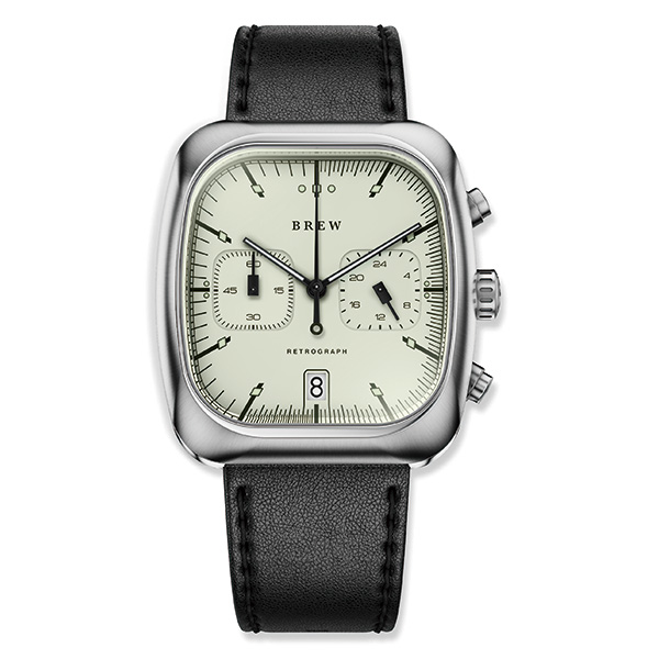 Brew Watch Co. Retrograph - Lumint 38mm×41.5mm LUME-RTRO メカクォーツ メンズ