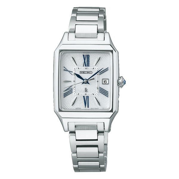 LUKIA Grow SSVW209 ソーラー電波 角形 レディース シルバー(シルバー