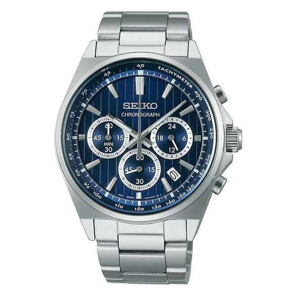 SEIKO SELECTION SBTR033 クォーツ クロノグラフ メンズ(ブラック