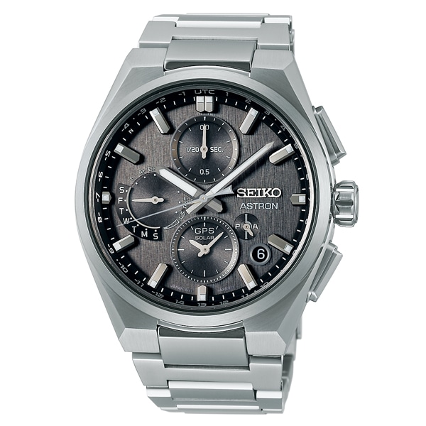 SEIKO ASTRON NEXTER Series デュアルタイム クロノグラフ SBXC163 GPS衛星電波受信ソーラー メンズ