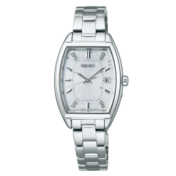 SEIKO SELECTION SWFH143 電波ソーラー レディース(シルバー×ホワイト