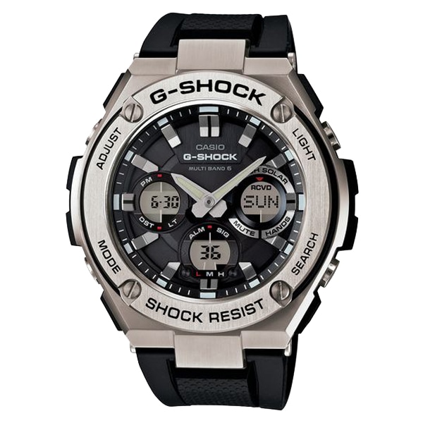 新品未使用G-STEEL GST-W110-1AJF 電波ソーラーg-shock G-SHOCK G-STEEL GST-W110-1AJF 電波ソーラー(ブラック): G-SHOCK