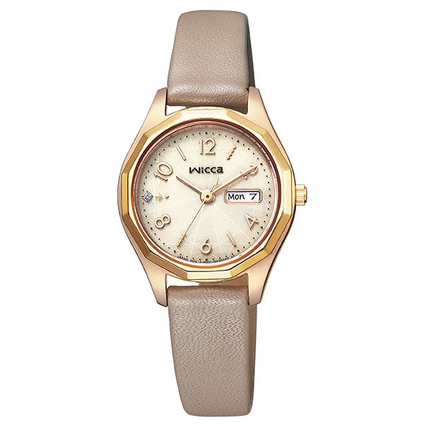 wicca ソーラーテック デイデイト KH3-525-90 レディース