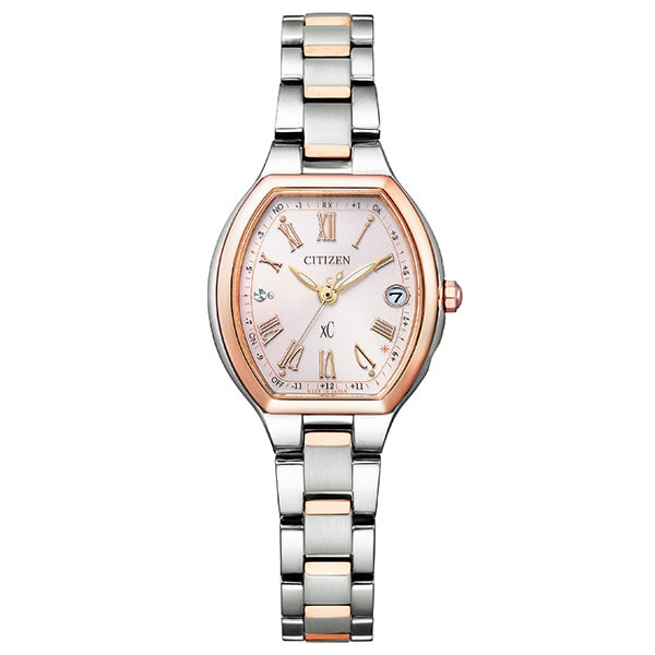 xC basic collection Happy Flight ハッピーフライト ES9364-57W 電波ソーラー レディース