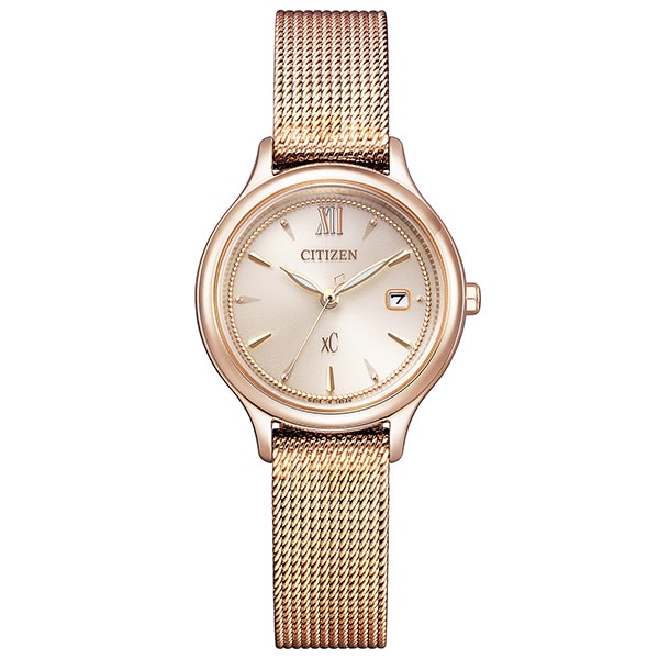 xC mizu collection エコ・ドライブ チェンジャブルバンド EW2635-54A 替えバックル付き ソーラー レディース