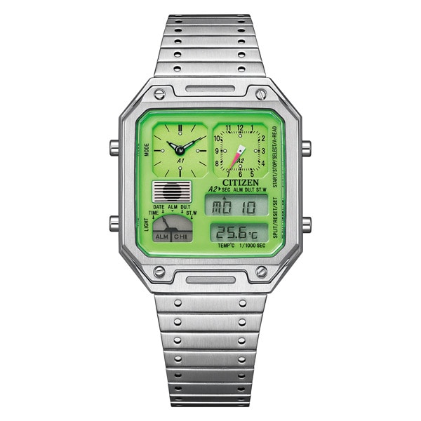 RECORD LABEL サーモセンサー JG2120-65W TiCTAC限定 クォーツ ユニセックス