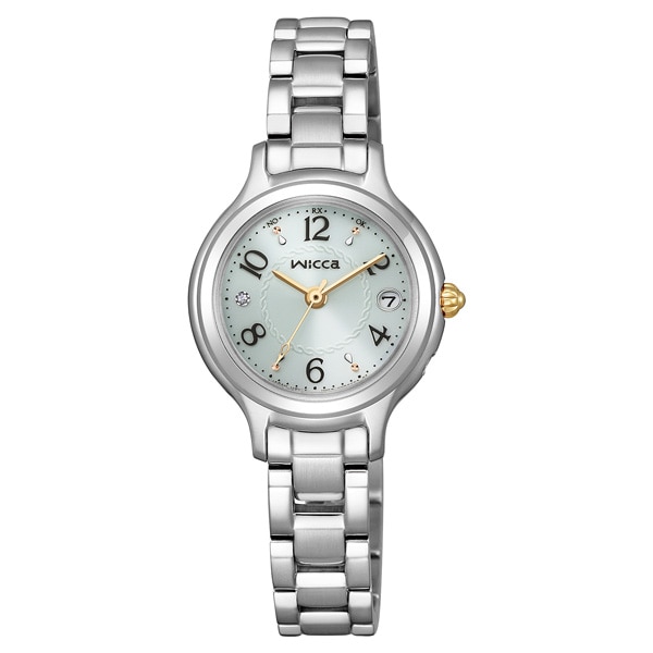 wicca ソーラーテック電波時計 KS1-911-71 レディス