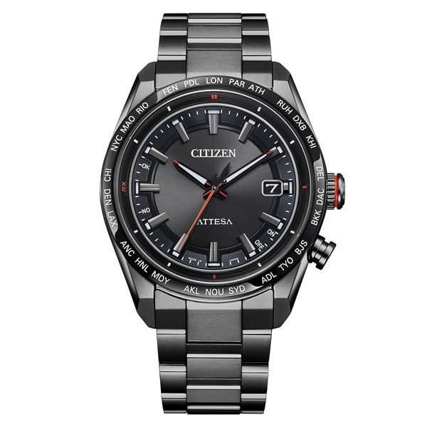 ATTESA ACT Line 光発電エコ・ドライブ電波時計 CB0286-61E メンズ