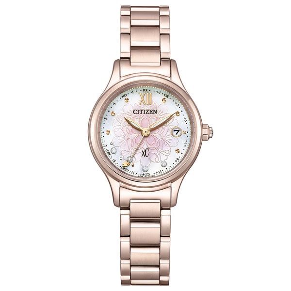 xC hikari collection 光発電エコ・ドライブ電波時計 SAKURA限定