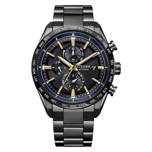 ATTESA ACT Line JAXA LABEL HTV-X Limited model AT8289-67E 光発電エコ・ドライブ電波時計 ダイレクトフライト メンズ 世界限定1300本