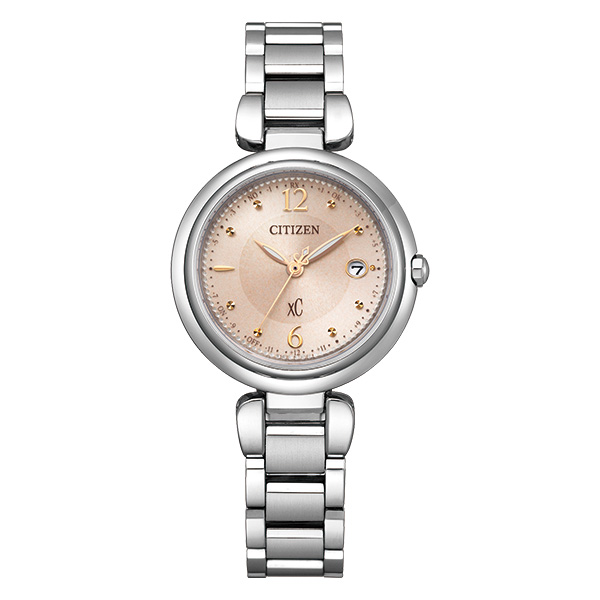 xC mizu collction 光発電エコ・ドライブ電波時計 ES9460-88W Titania Happy Flight レディス