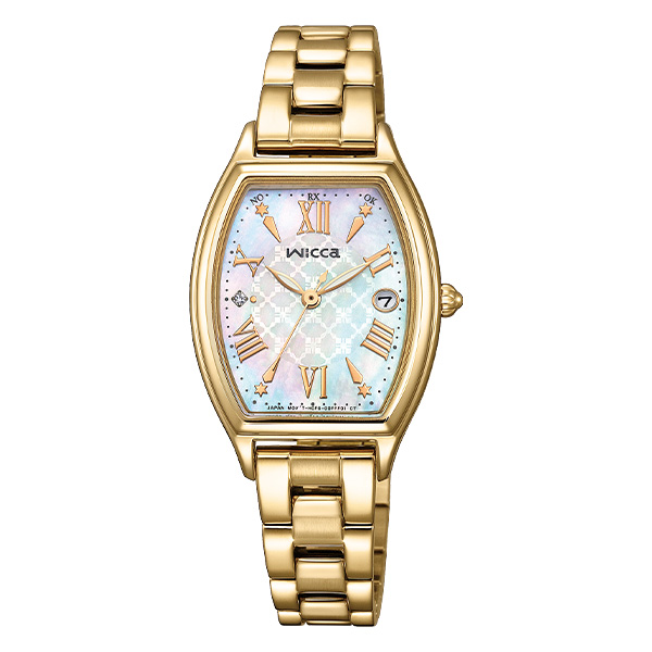 wicca inner star ソーラーテック電波時計 KS4-022-21 電波ソーラー レディース