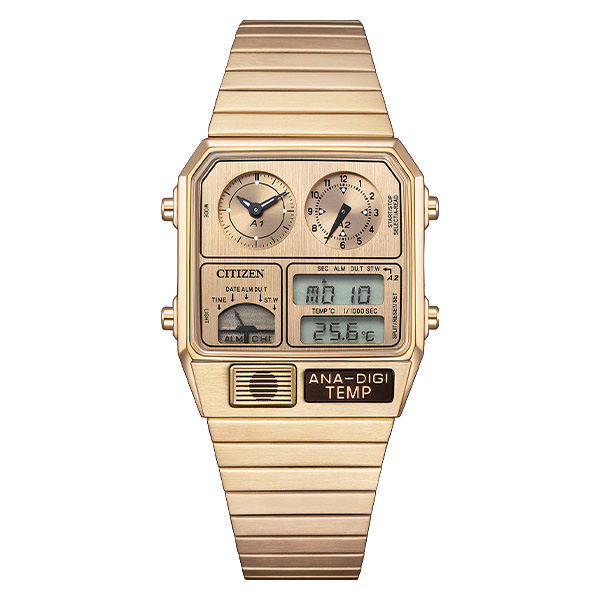 RECORD LABEL Metallic ANA-DIGI TEMP アナデジテンプ 限定モデル JG2104-53R クォーツ ユニセックス