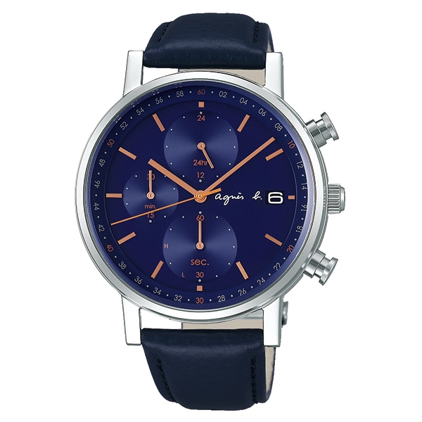 agnes b. SOLAR TiCTAC別注モデル FBRD716 ソーラー メンズ