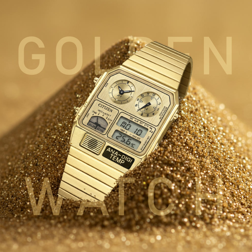 アクセサリー感覚で使いたいゴールドウォッチ!